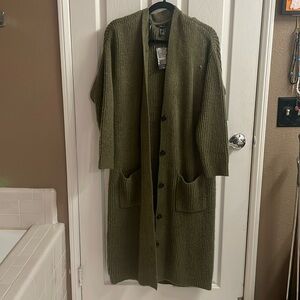 Green Cardigan